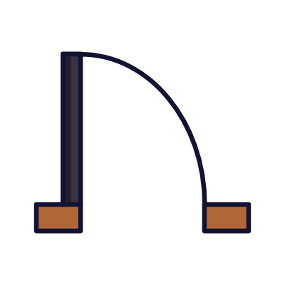 Door Symbol, Animated Icon, Lineal