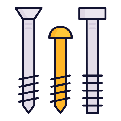 Screw, Animated Icon, Lineal
