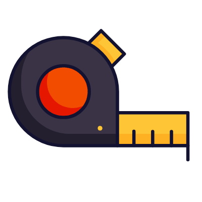 Tape Measure, Animated Icon, Lineal