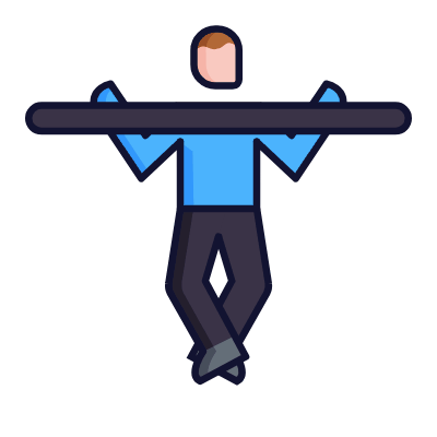 Pull-Ups, Animated Icon, Lineal
