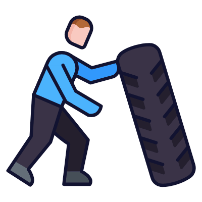 CrossFit, Animated Icon, Lineal