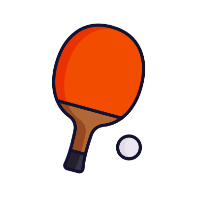 Table Tennis, Animated Icon, Lineal