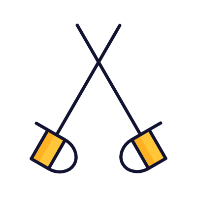 Swords, Animated Icon, Lineal