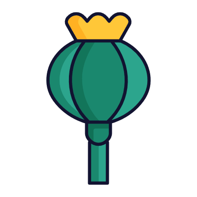 Poppy, Animated Icon, Lineal