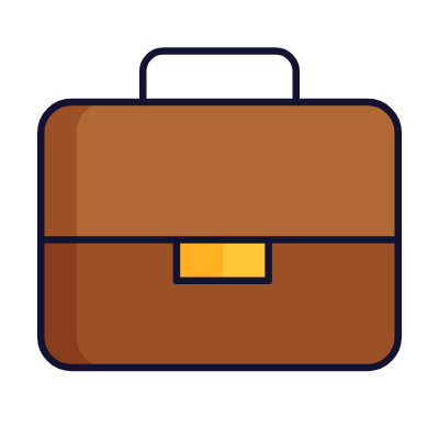 Briefcase, Animated Icon, Lineal