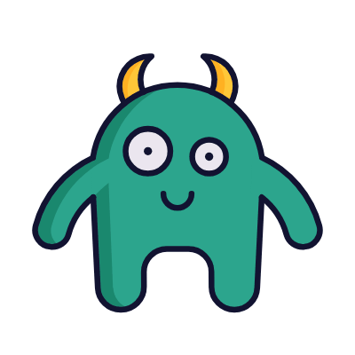 Monster, Animated Icon, Lineal