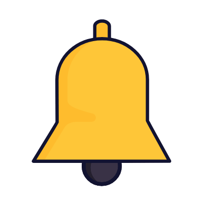 Bell, Animated Icon, Lineal