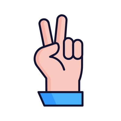 Peace Sign, Animated Icon, Lineal