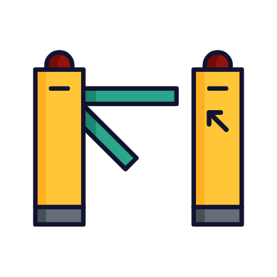 Turnstile, Animated Icon, Lineal