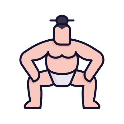 Sumo, Animated Icon, Lineal