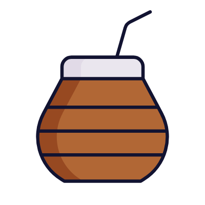Yerba Mate, Animated Icon, Lineal