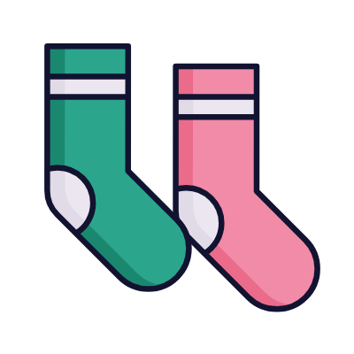 Socks, Animated Icon, Lineal