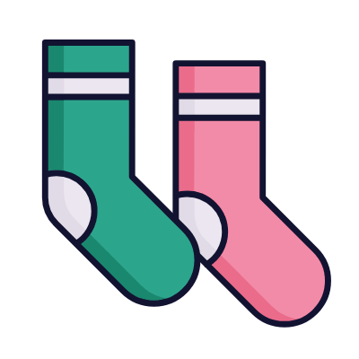 Socks, Animated Icon, Lineal
