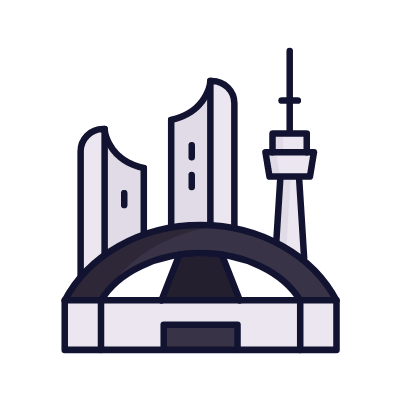 Toronto, Animated Icon, Lineal