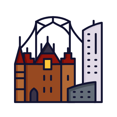 Wrocław, Animated Icon, Lineal