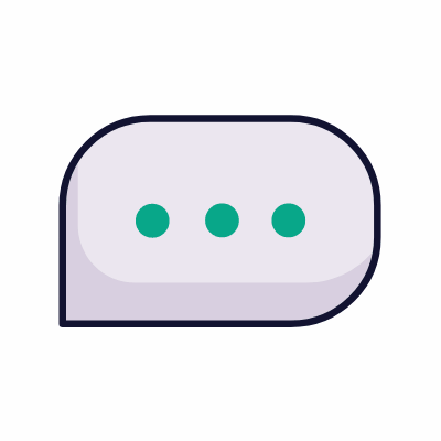 Chat Message, Animated Icon, Lineal