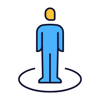 Person Streetview, Animated Icon, Lineal