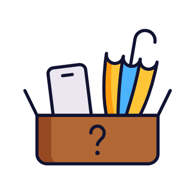 Lost & Found Box, Animated Icon, Lineal