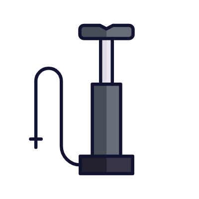 Air Pump, Animated Icon, Lineal