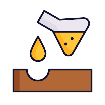 Acid Spill, Animated Icon, Lineal