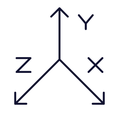 Coordinate System, Animated Icon, Lineal
