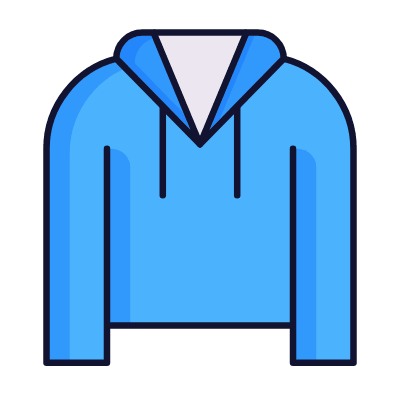 Hoodie, Animated Icon, Lineal