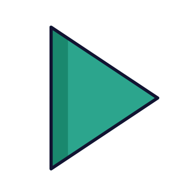 Play, Animated Icon, Lineal