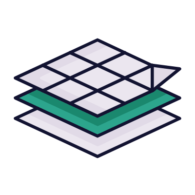 Cloth layers, Animated Icon, Lineal