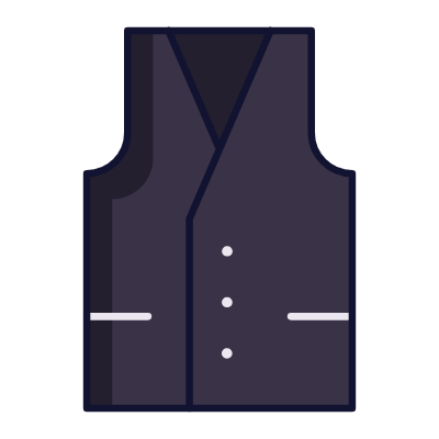 Vest, Animated Icon, Lineal