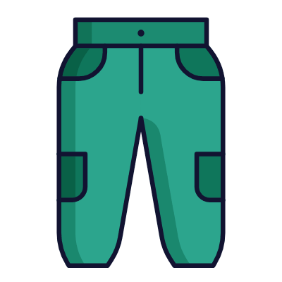 Trousers, Animated Icon, Lineal