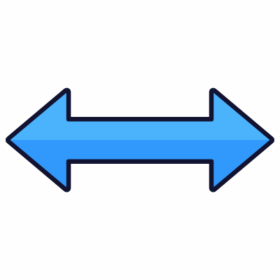 Expand Horizontal, Animated Icon, Lineal