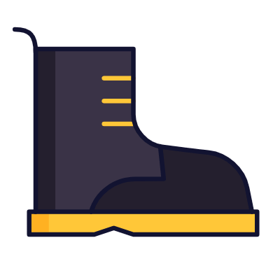 Boots, Animated Icon, Lineal