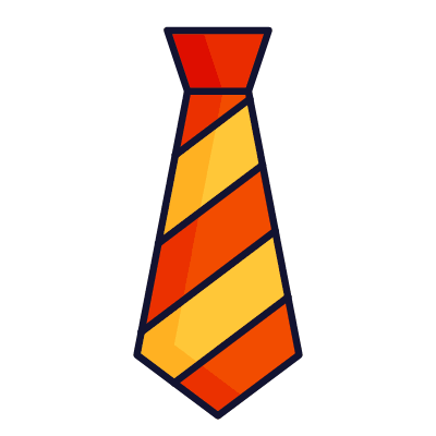 Tie, Animated Icon, Lineal