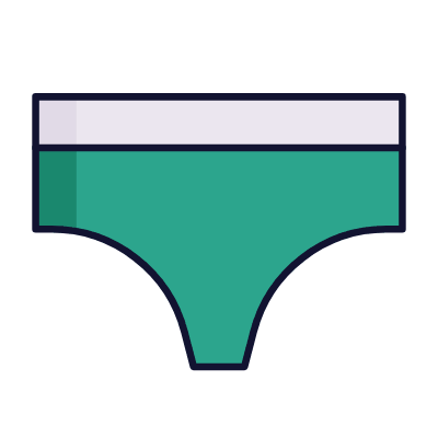 Panties, Animated Icon, Lineal