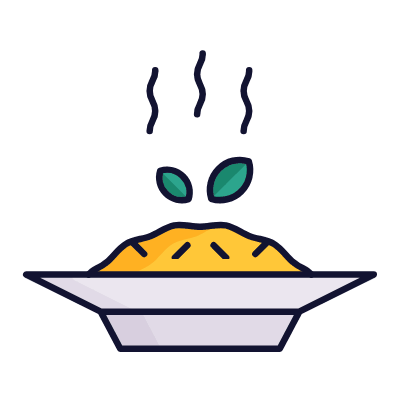 Risotto, Animated Icon, Lineal
