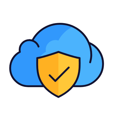 Cloud firewall, Animated Icon, Lineal