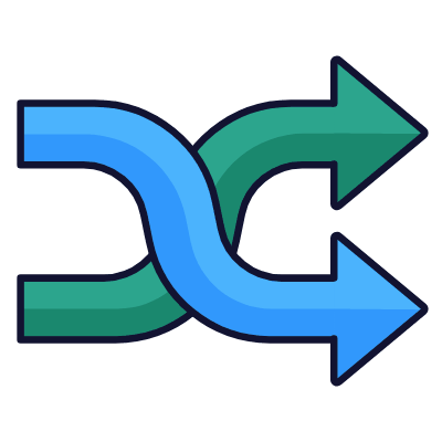 Exchange, Animated Icon, Lineal
