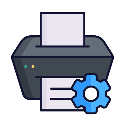 Printer settings, Animated Icon, Lineal