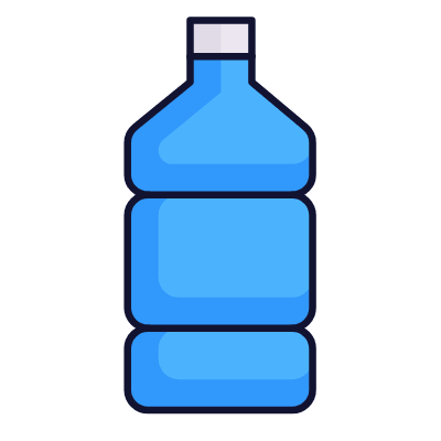 Bottle, Animated Icon, Lineal