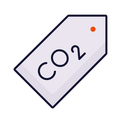Carbon Tax, Animated Icon, Lineal