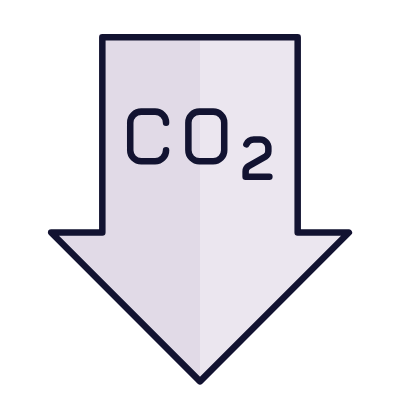 Decarbonization, Animated Icon, Lineal