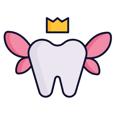 Tooth Fairy Day, Animated Icon, Lineal