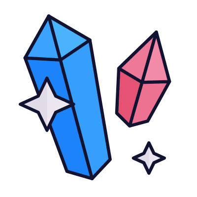 Crystal, Animated Icon, Lineal