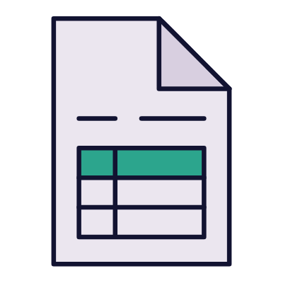 Invoice, Animated Icon, Lineal