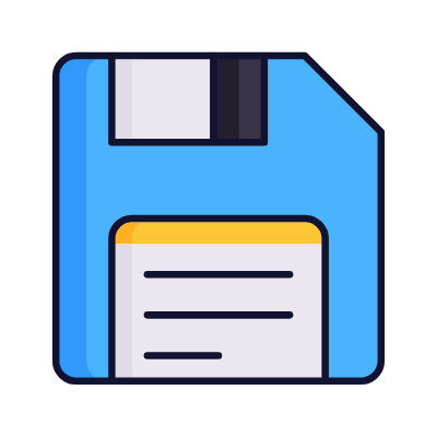 Floppy Disk, Animated Icon, Lineal
