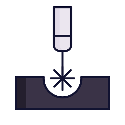 Laser, Animated Icon, Lineal