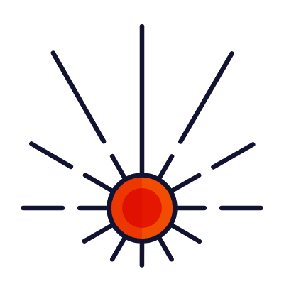 Laser, Animated Icon, Lineal