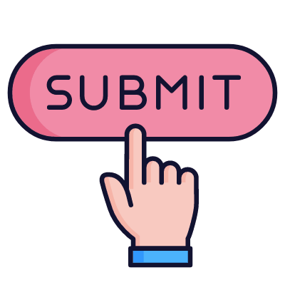 Submit Text, Animated Icon, Lineal