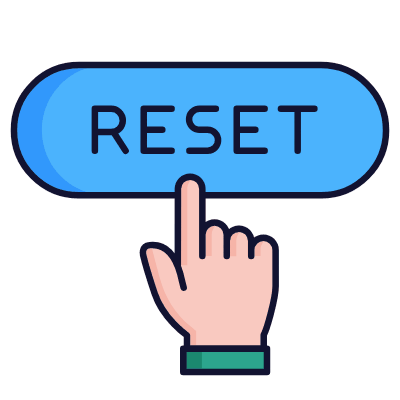 Reset Button, Animated Icon, Lineal