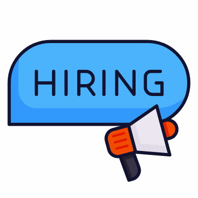 Chat Hiring, Animated Icon, Lineal